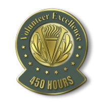 Volunteer Excellence - 450 Hours